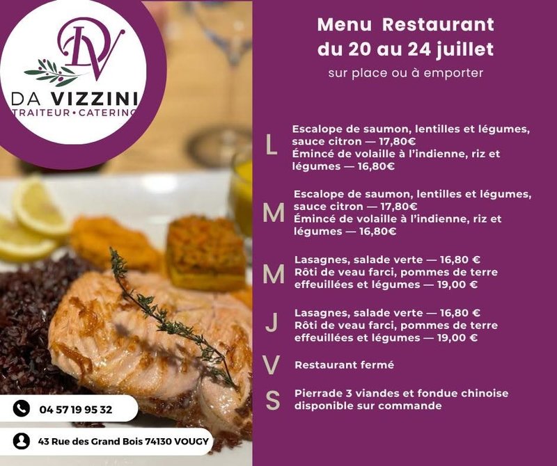 Petite Annonce Da Vizzini Traiteur
