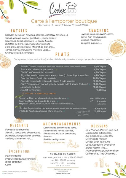 Petite Annonce Codex & Co