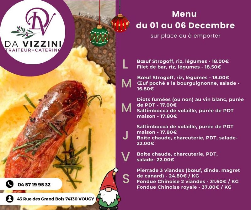 Petite Annonce Da Vizzini Traiteur