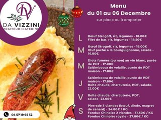 Au menu cette semaine !