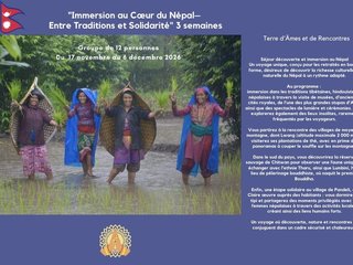 "Immersion au Cour du Népal - Entre Traditions et Solidarité" 3 semaines