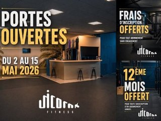 UNICORN FITNESS OUVRE SES PORTES DU 2 AU 15 MAI 2026.