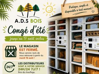 Congés d'été jusqu'au 18 aout 
