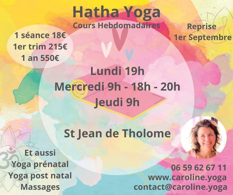 Petite Annonce Caroline Yoga