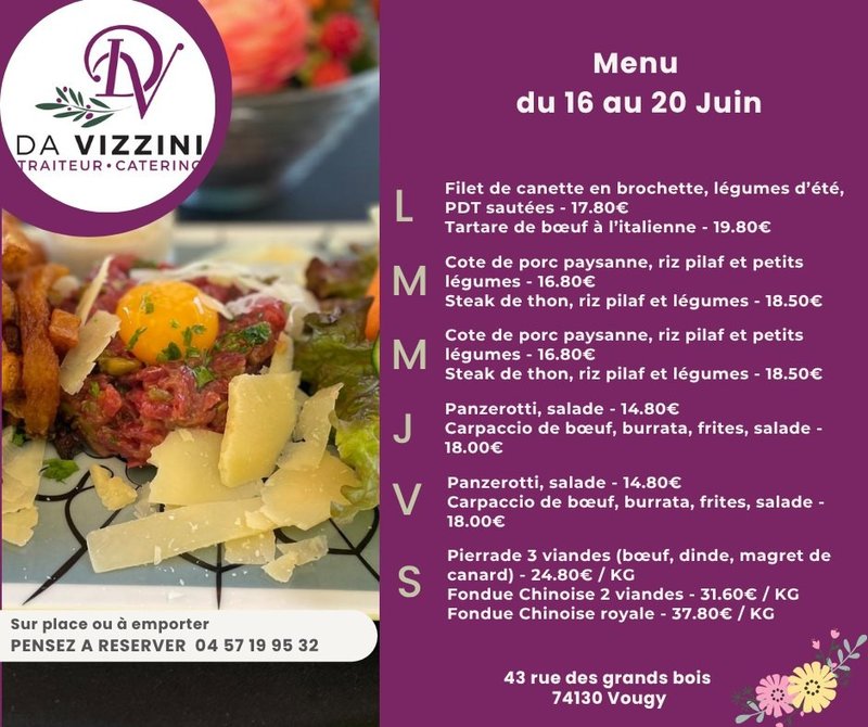 Petite Annonce Da Vizzini Traiteur