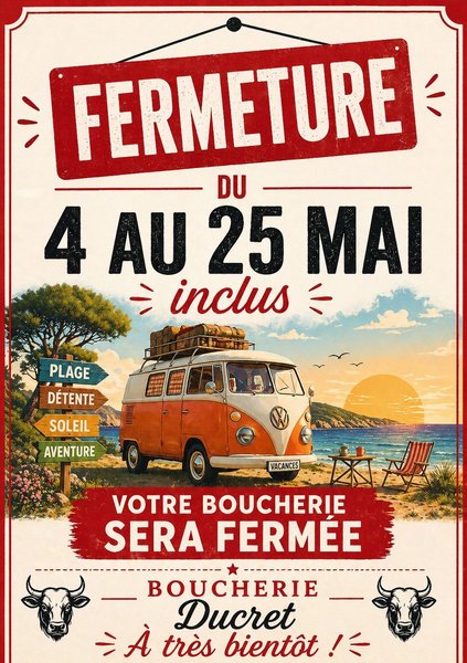 Petite Annonce Boucherie Charcuterie Traiteur DUCRET