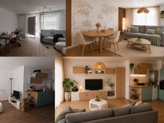 Avant / Après projetés