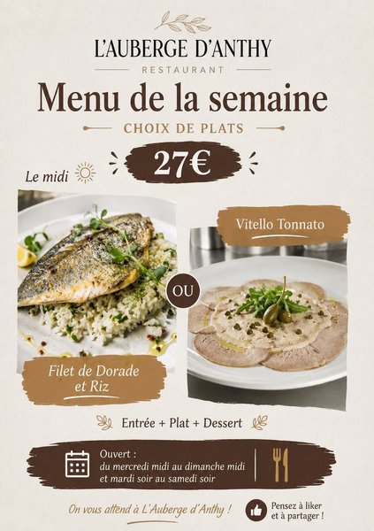 Petite Annonce L'Auberge D'Anthy