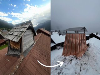 Rénovation d'une Cheminée Savoyarde