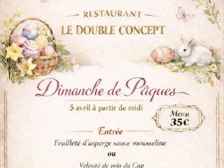 PÂQUES AU DOUBLE CONCEPT