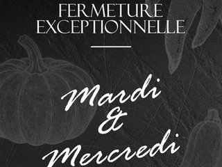 Fermeture exceptionnelle