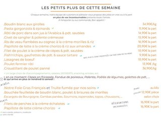 A l'emporter cette semaine !!