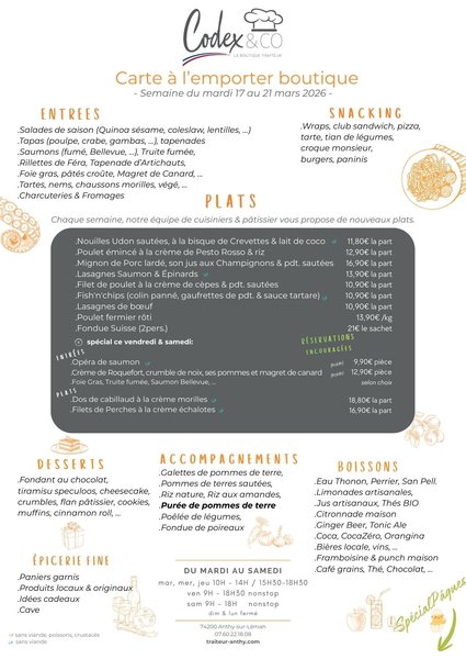 Petite Annonce Codex & Co