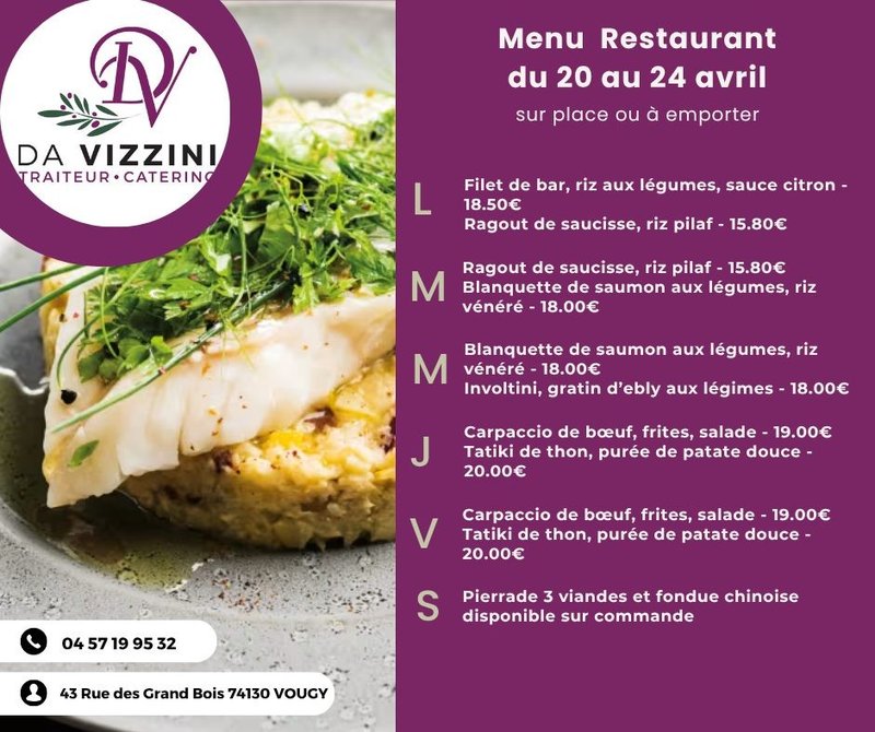 Petite Annonce Da Vizzini Traiteur