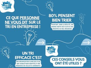 On pense souvent bien trier en entreprise...