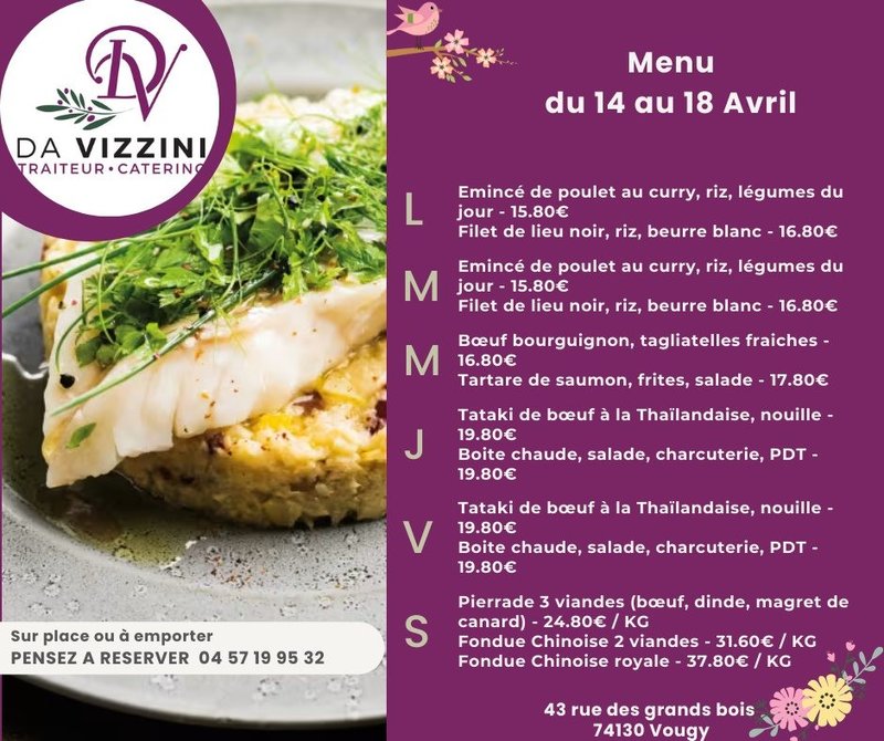 Petite Annonce Da Vizzini Traiteur