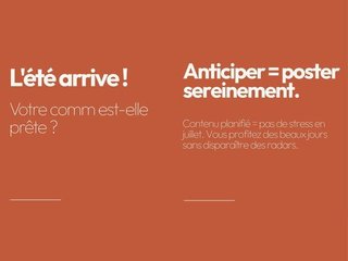 L'été arrive, votre comm' est elle prête ?