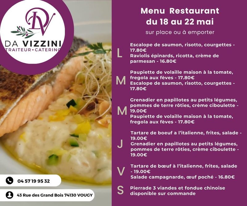 Petite Annonce Da Vizzini Traiteur