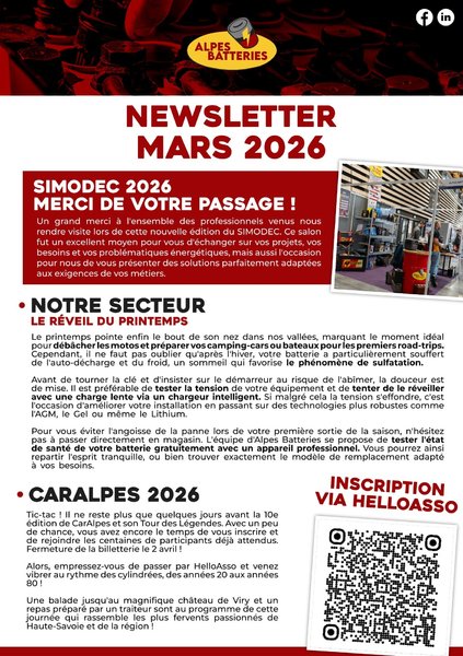 Petite Annonce Alpes Batteries