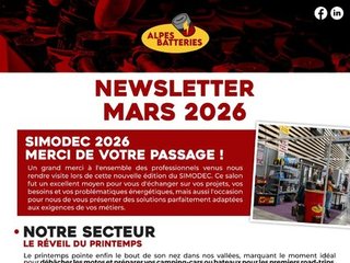 La newsletter de mars est disponible !