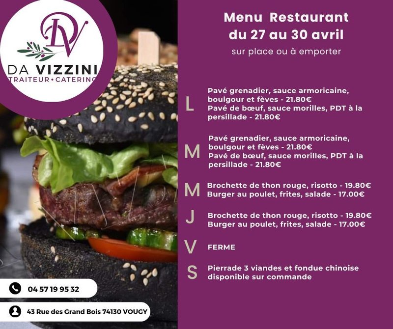 Petite Annonce Da Vizzini Traiteur