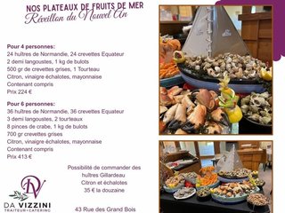 Plateaux de fruits de mer – by Da Vizzini 
