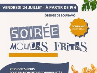 Évènement de l’été ~ Soirée Moules Frites☀️