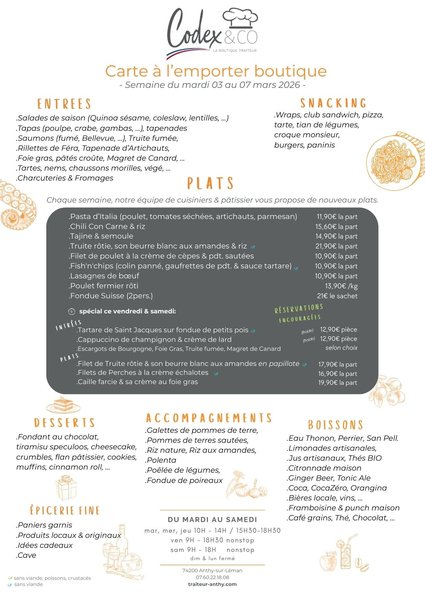 Petite Annonce Codex & Co