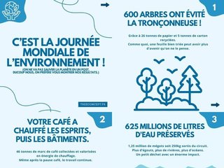 Aujourd'hui c'est la journée mondiale de l'environnement !