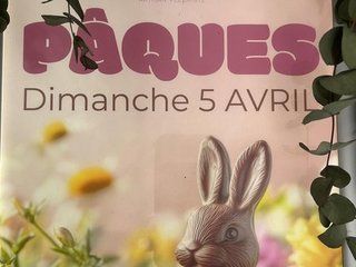 Pâques - Nos boutiques ouvertes dimanche matin 