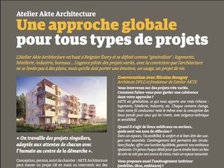 L'Atelier AKTE dans le Dahu News n°6 