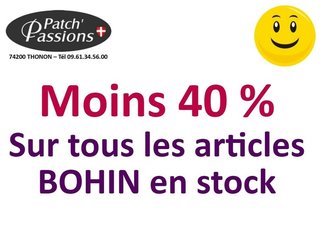 Une nouvelle promotion à Patch'Passions !
