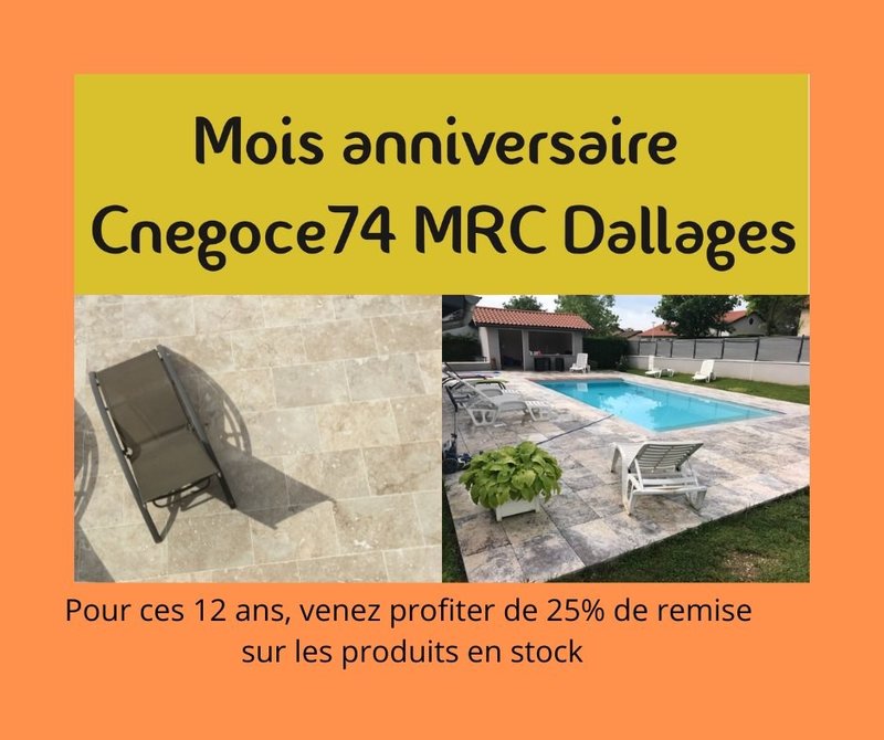 Offre Ponctuelle C-Négoce74 MRC Dallages
