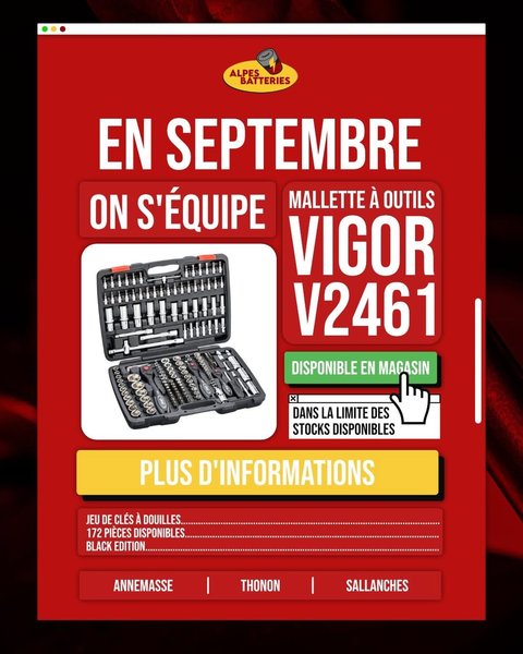 Offre Ponctuelle Alpes Batteries Sallanches