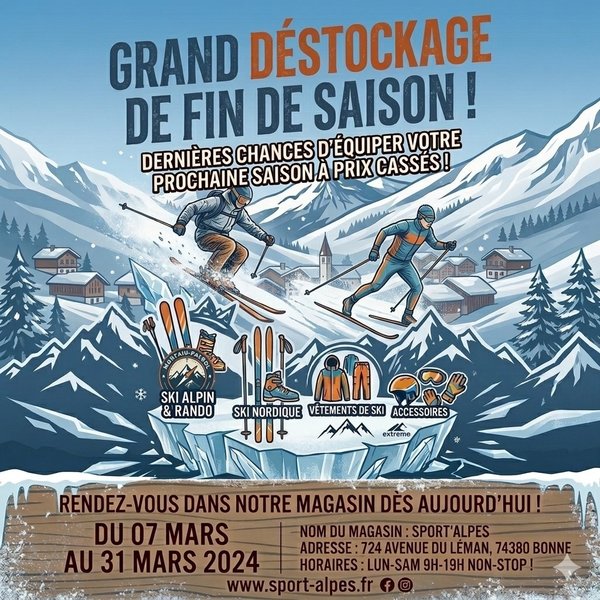 Offre Ponctuelle Sport'Alpes