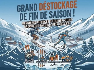 GRAND DÉSTOCKAGE CHEZ SPORT'ALPES !