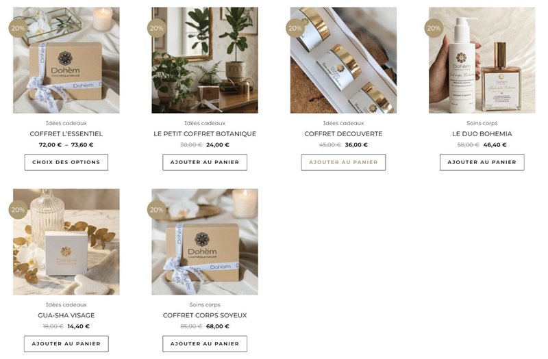 Offre Ponctuelle Dohèm Cosmétique